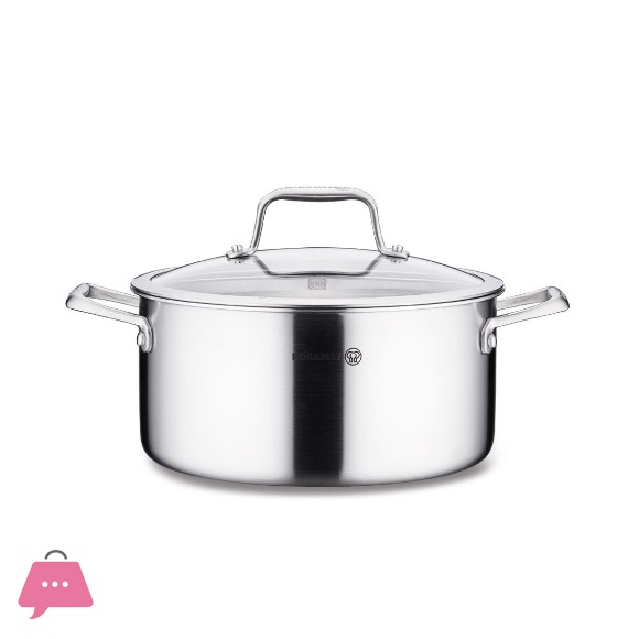 Korkmaz Honeycomb Laser Coated Altima 20 x 10cm Pot Casserole A3871 - Turkey Made