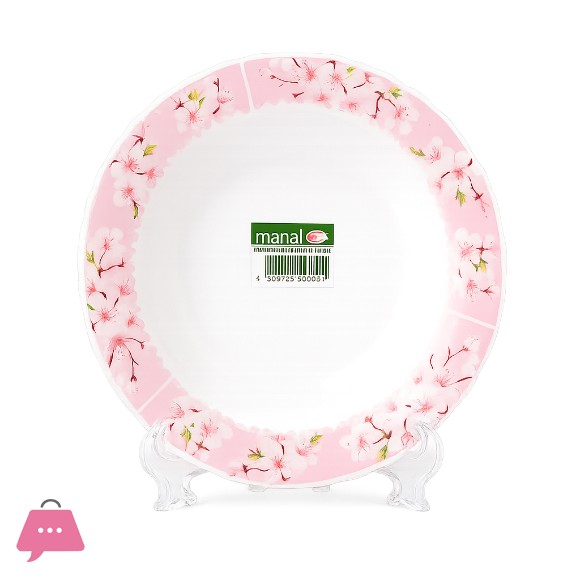 Manal Marble Soup Plate 1Pcs
