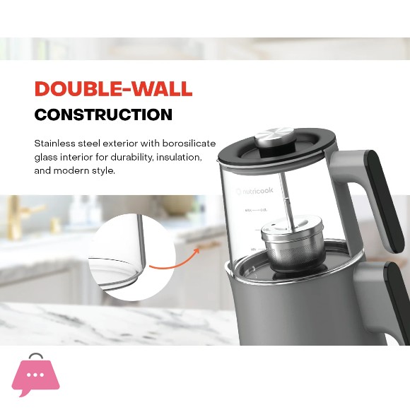 Nutricook 2-in-1 Kettle & Tea Maker
