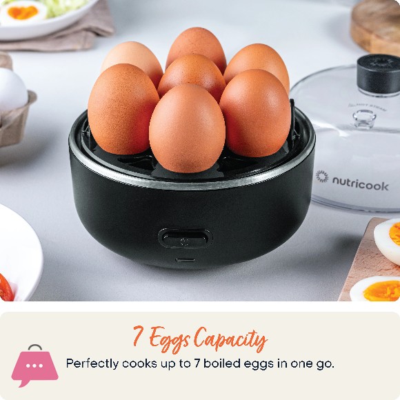 Nutricook Egg Cooker - 7 Eggs Capacity