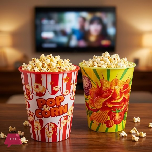 Popcorn Bucket Round