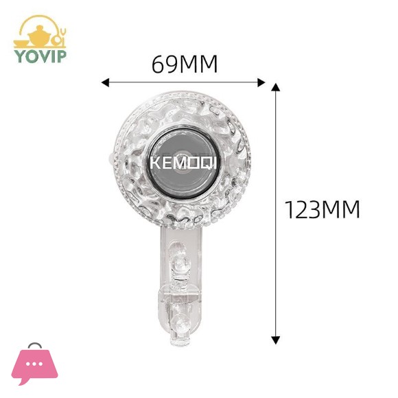 Powerful Suction Cup Hooks Clear Reusable Heavy Duty Vacuum Suction Cup 1Pcs