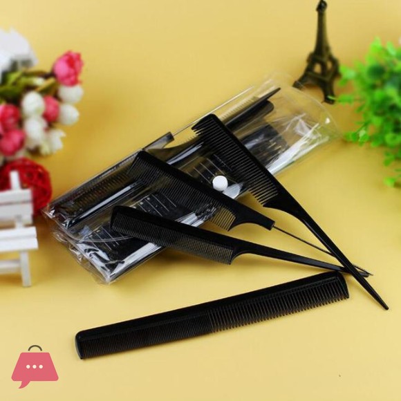 Professional Styling Comb Set Salon Hairdressing Styling Tool Hair Cutting Comb Kit Pack Of 10 Pcs