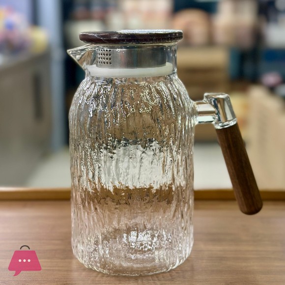 Glass Teapot Heat Resistant Cold-Resistant Authentic Pitcher 1.5 Liter