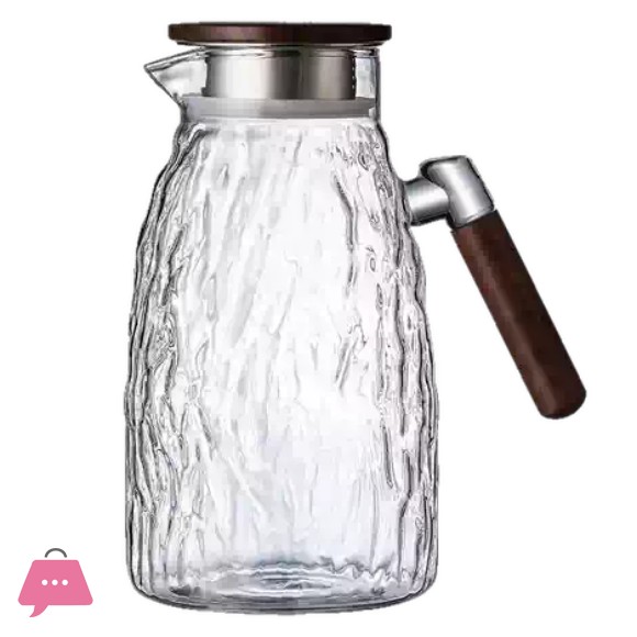 Glass Teapot Heat Resistant Cold-Resistant Authentic Pitcher 1.5 Liter