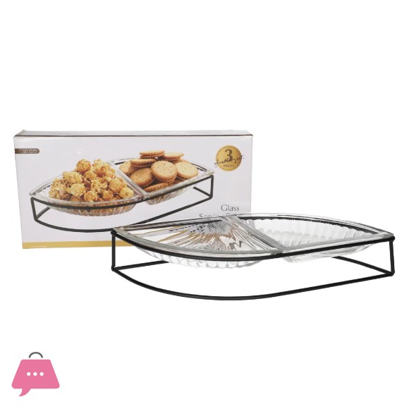 Danny Home Serving Glass Bowl Set 3Pcs