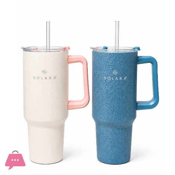 SOLARA Elixir 40oz 1200ml Insulated Stainless Steel Tumbler
