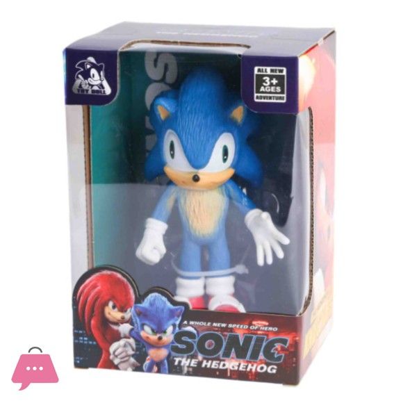 Sonic The Hedgehog Knuckles Action Figure Toy For Kids & Collector 8-inch