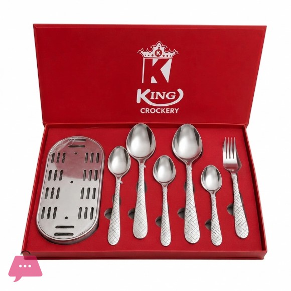 Stainless Steel 29 Pcs Cutlery Set 6 Person with Steel Stand