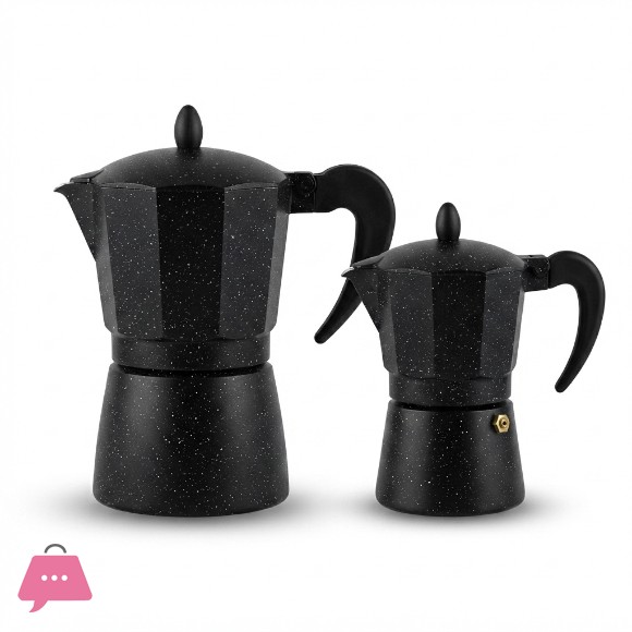 Stainless Steel Aluminium Espresso Maker Stovetop