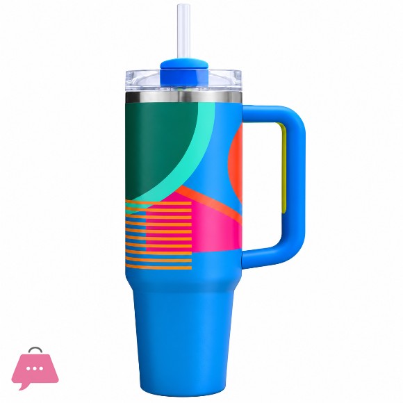 Limited Edition Quencher Tumbler Blue Impression