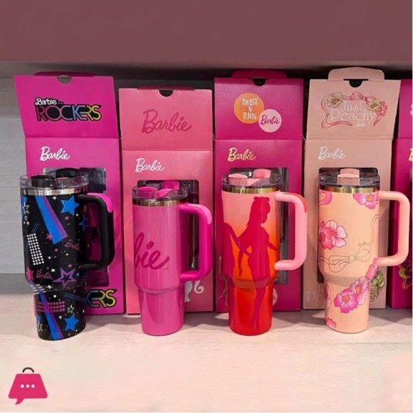 Barbie Legends Flowstate Quencher 40oz Tumbler 80s Rockers Anniversary