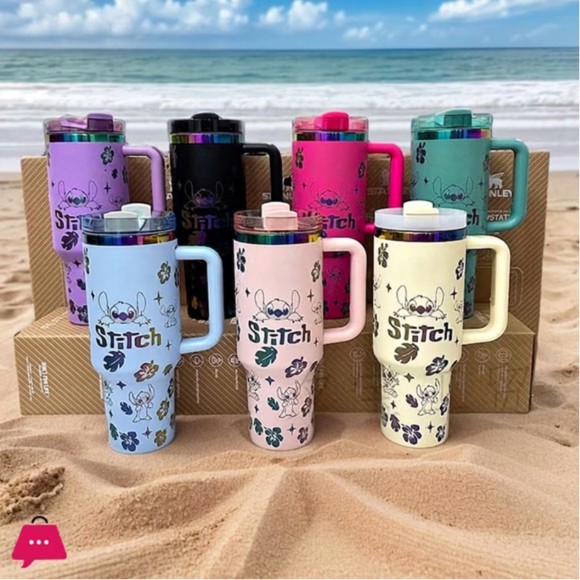 Stitch Quencher Tumbler Cup 40 Oz