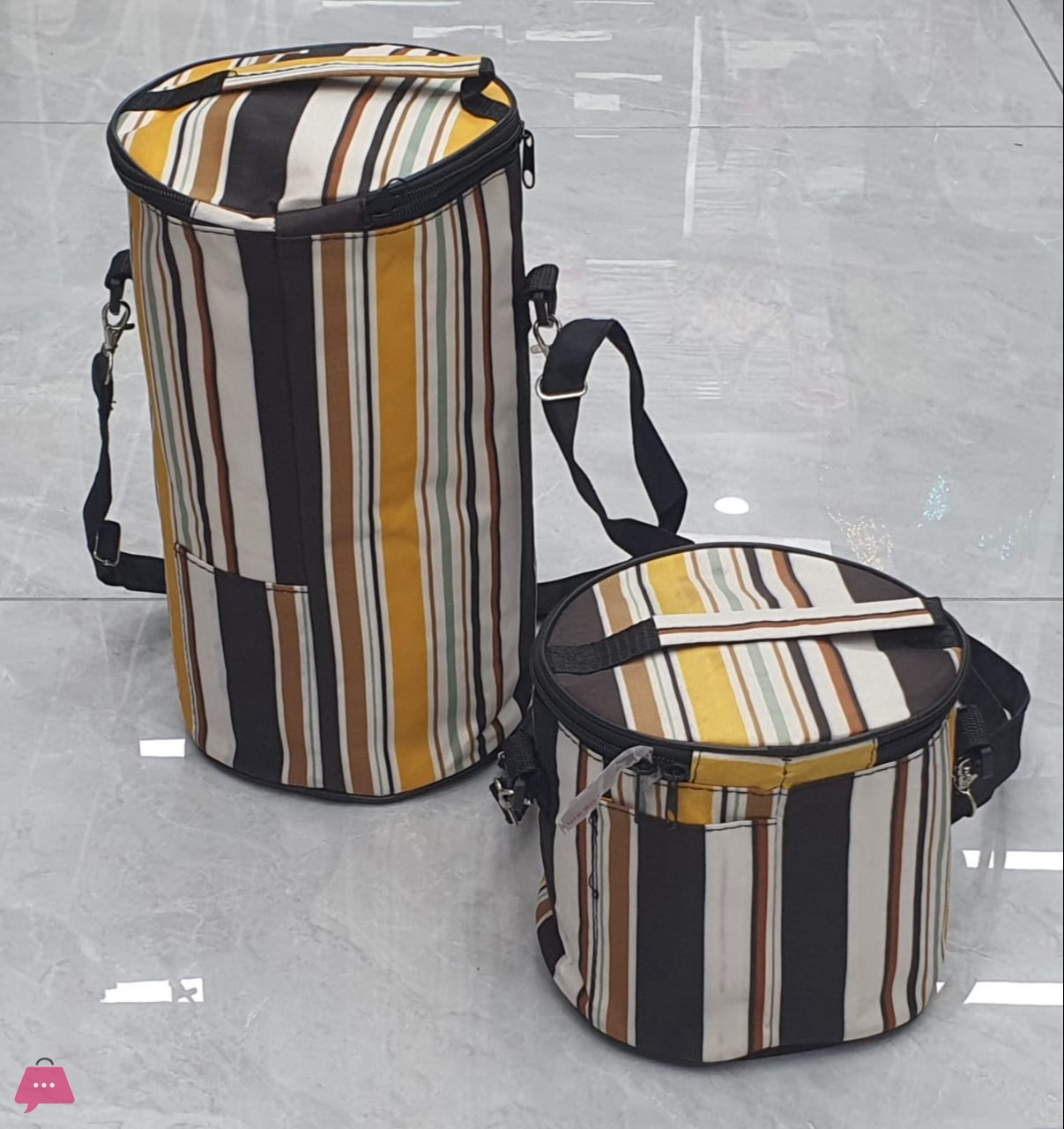 striped-zipper-lunch-box-insulation-bag