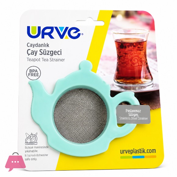 Tea Strainer Teapot Shaped Turkey Made
