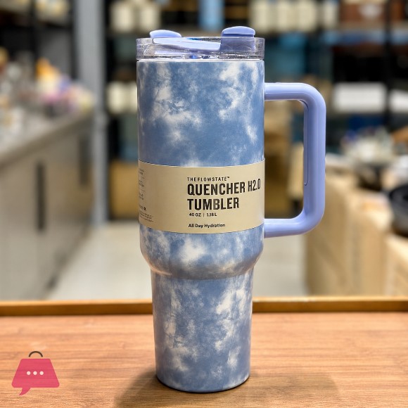 Tie Dye Adventure Quencher Travel Tumbler 40 oz