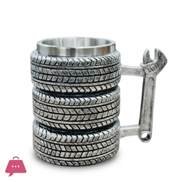 Tire Coffee Tea Mug Gift for Car Lovers Mechanics Car Enthusiasts Gifts for Man
