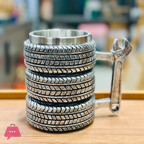 Tire Coffee Tea Mug Gift for Car Lovers Mechanics Car Enthusiasts Gifts for Man