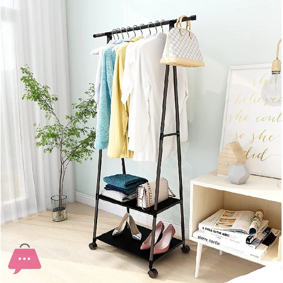 Triangle Stand Hanger with 4 Wheels MH-X17