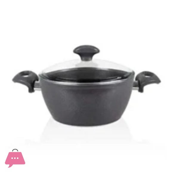 TVS Ceramic Coat Cooking Pot 20cm Made in Italy