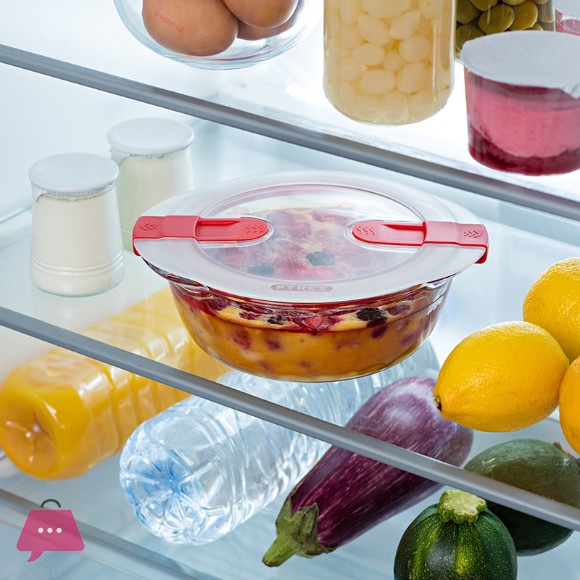 Zibasazan Glass Microwave Bowl With Lids 3 Sizes Food Container