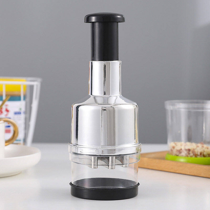 Manual Garlic Chopper Garlic Crusher Pressing Handheld Food Chopper Slicer Vegetable Cooking Crusher