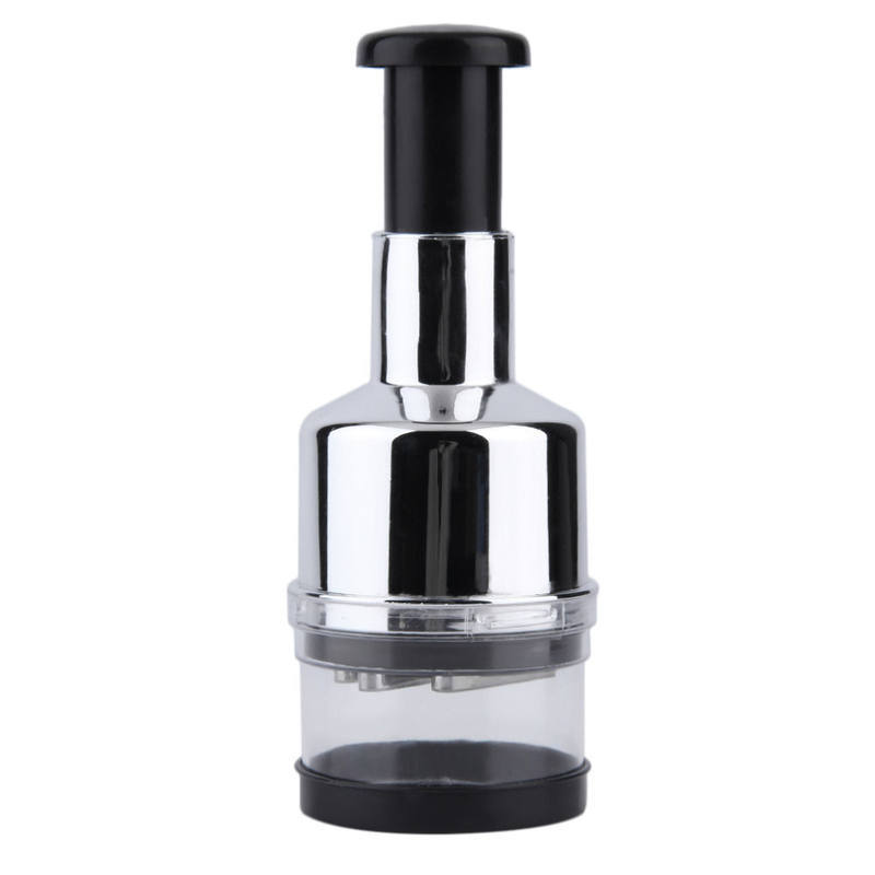 Manual Garlic Chopper Garlic Crusher Pressing Handheld Food Chopper Slicer Vegetable Cooking Crusher