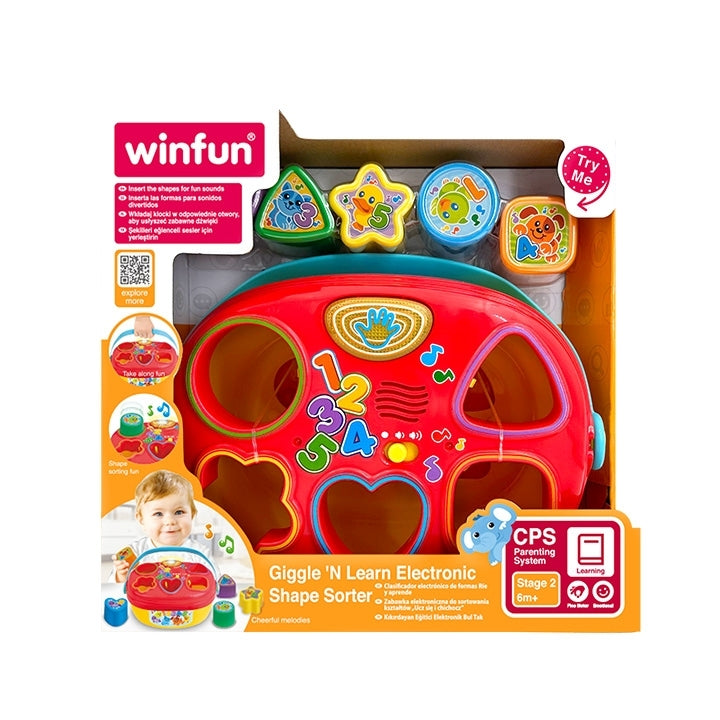 WinFun Giggle N Learn Electronic Shape Sorter