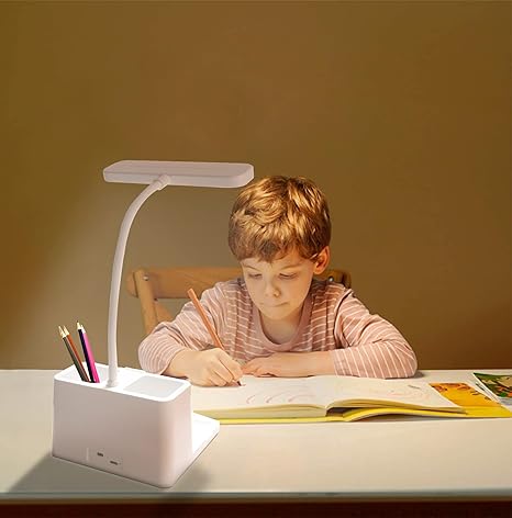 Study Lamp - Lamps For Study Table - Table Lamp - Desk Lamp - Portable Flexible Study Lamp - Rechargeable Study Lamp