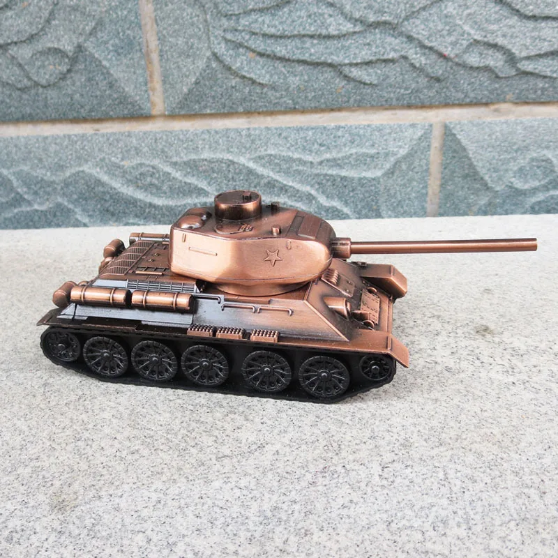 Alloy Military Tank Simulation Model Metal Handicrafts Home Decoration