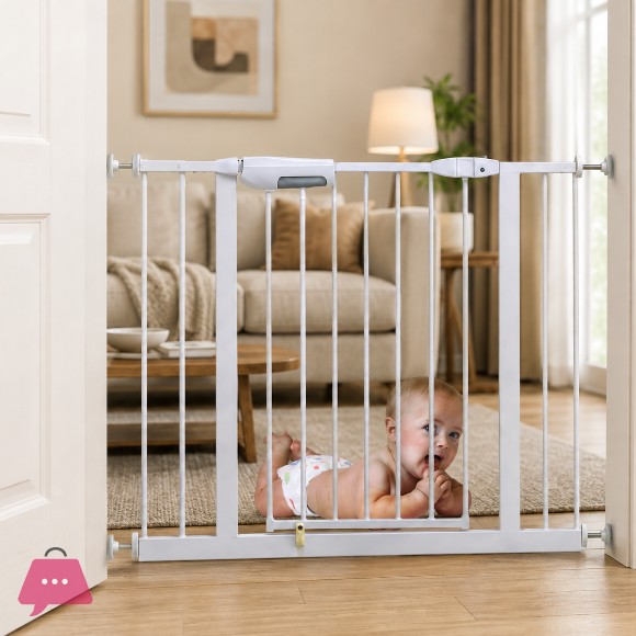 Homesworld Baby Child Safety Security Gate Stair Barrier - HD-002