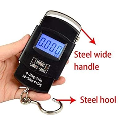 50kg Portable Electronic Digital Scale With Hook 50kg