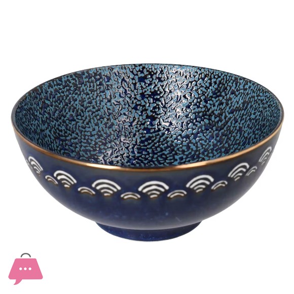 Danny Home Porcelain Gold Rim Bowl