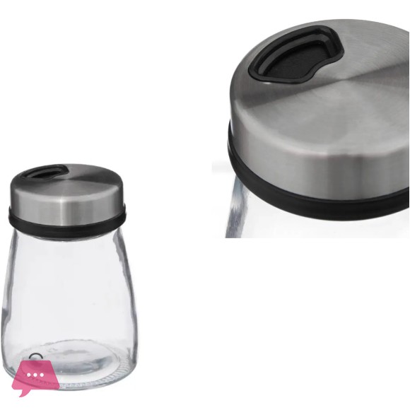 Danny Home 3-Pcs Spices Storage Jar With Stainless steel lid - 250ml