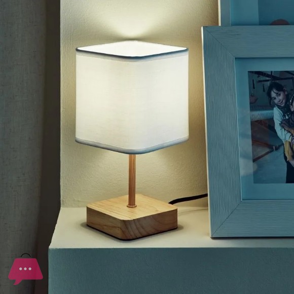 Danny Home Bedside Minimalist Table Wooden Standing Lamp
