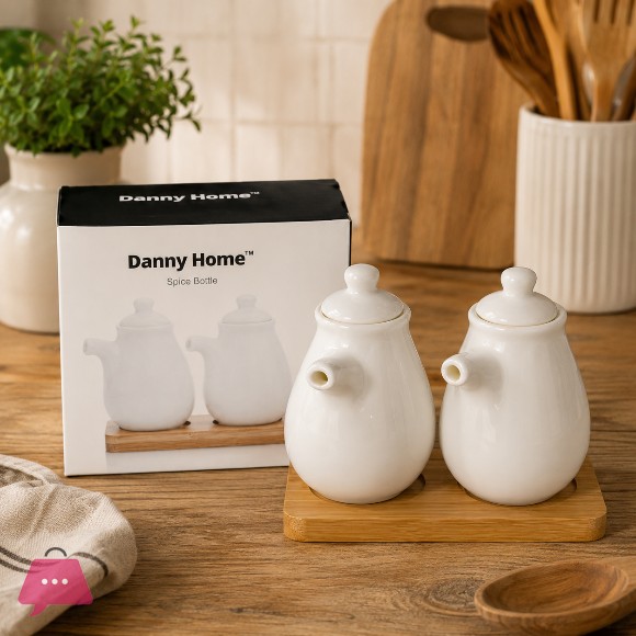 Danny Home Bottle Set with Bamboo Tray