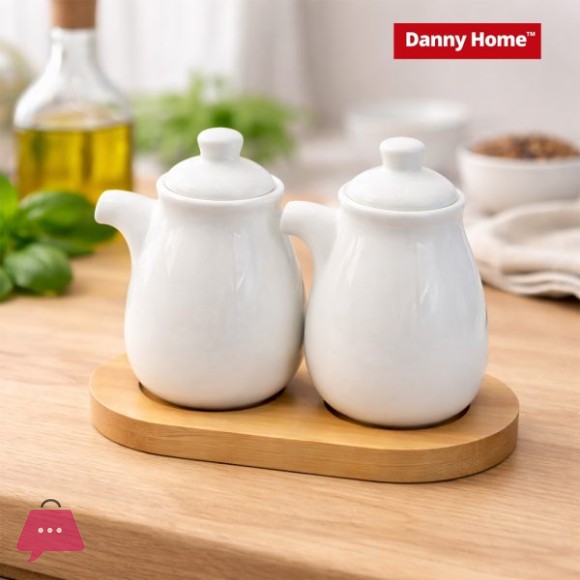Danny Home Bottle Set with Bamboo Tray
