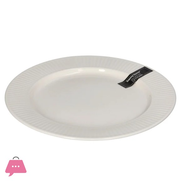 Danny Home Ceramic Sided Plate 19.2cm - 7.5 Inch