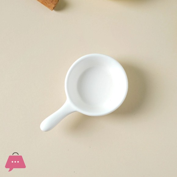 Danny Home Ceramic Sauce Dish with Handle