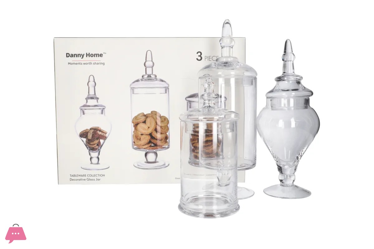 danny-home-decorative-cookie-glass-jar-set-3pcs