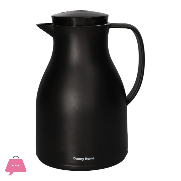 Danny Home Double Wall Glass Vacuum Thermos 1.0L