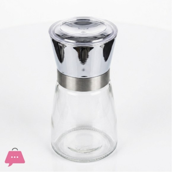 Danny Home Glass Pepper Mill Seasoning Bottle 13cm