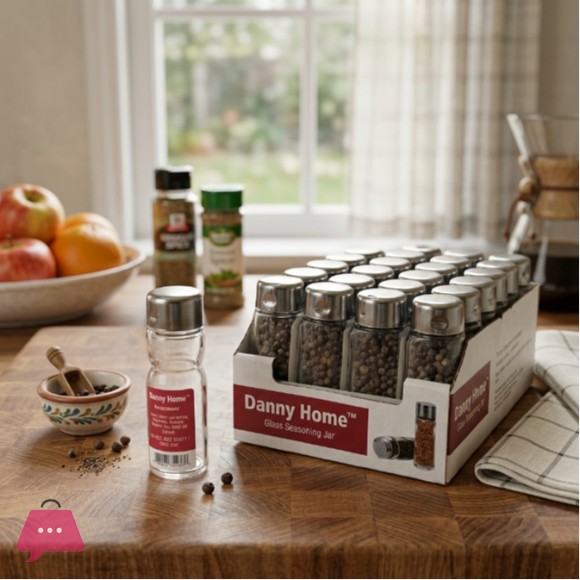 Danny Home Glass Seasoning Spice Jar - 40ml
