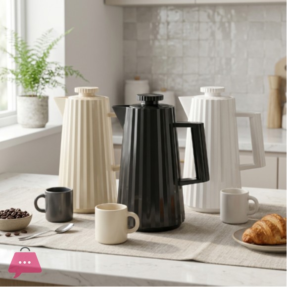 Danny Home Pleated Vacuum Jug Thermos - 1Liter