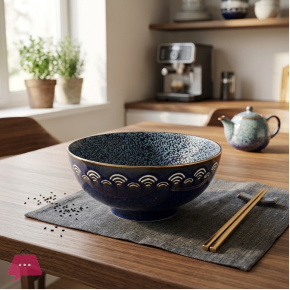 Danny Home Porcelain Gold Rim Bowl
