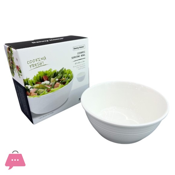 Danny Home Porcelain Serving Bowl 18.3 x 8 cm