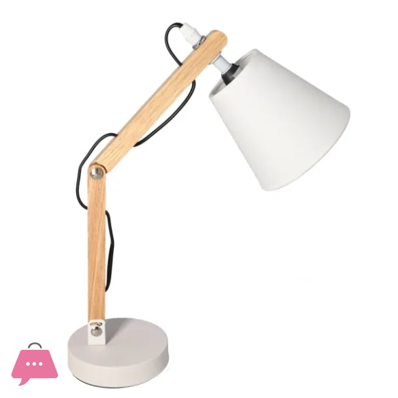 Danny Home Wooden Desktop Lamp 37cm