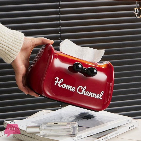 Desktop Tissue Holder Plastic Napkin Storage Box