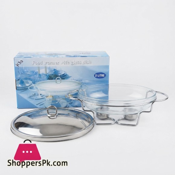 Food Warmer With Glass Dish 2 Liter K301