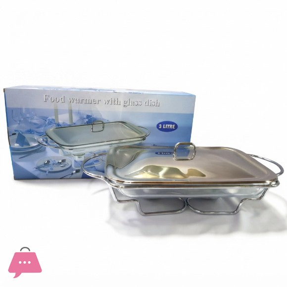 Food Warmer with Glass Dish 3 Liter K207